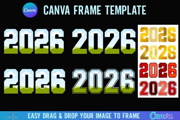 2026 Canva Frame Template Varsity Design: Your Go-To for Bold Graphics