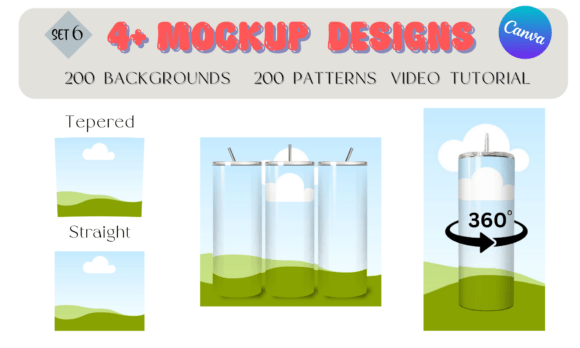 4 Tumbler-Rotating Tumbler Canva Mockup: A Game-Changer for Creators