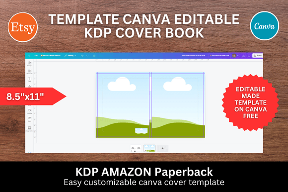 Canva KDP Cover Templates: Design Professional Book Covers in Seconds