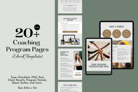 Coaching Program Templates: Your Canva Ebook Solution