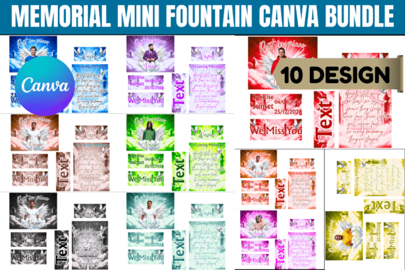 Creating a Custom Memorial Fountain with Canva