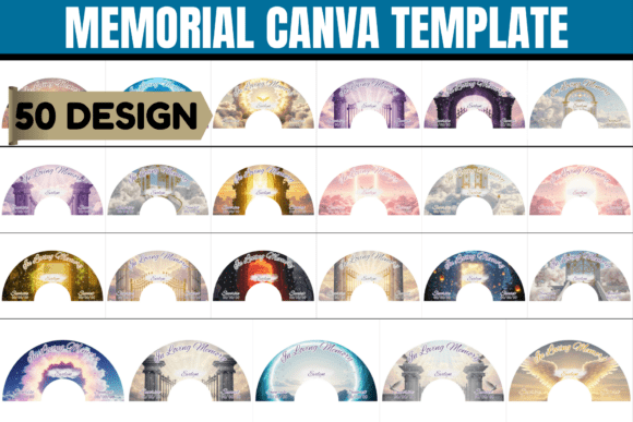 Creating Lasting Tributes with Memorial Clack Fan Canva Templates