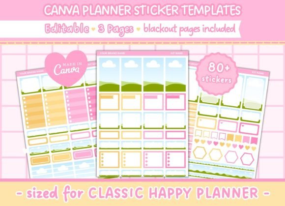 Customize Your Planner with Canva Editable Stickers