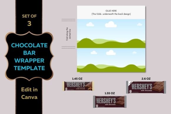 Design Custom Treats: Canva Chocolate Bar Wrapper Templates