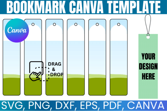 Design Your Own Custom Bookmarks with This Editable Template
