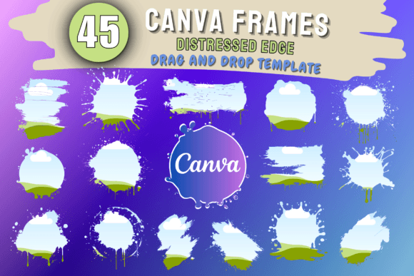 Drag and Drop Canva Frames: Your Shortcut to Grunge-Style Design