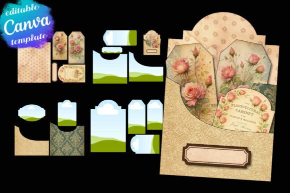 Editable Canva Frames for Loaded Tag: Your Shabby-Chic Shortcut
