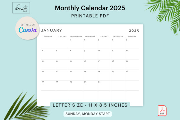 Master Your 2025: The Ultimate Canva Monthly Templates