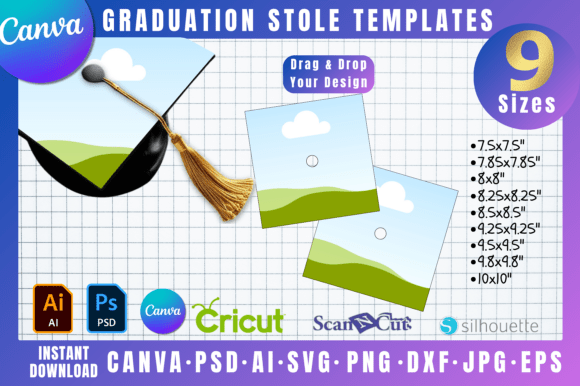 Master Your Graduation Cap Topper 9 Sizes Design
