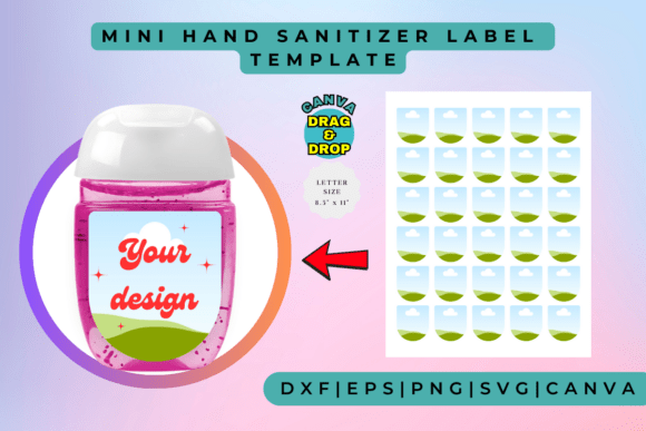Mini Hand Sanitizer Label Template: Your Instant Design Solution