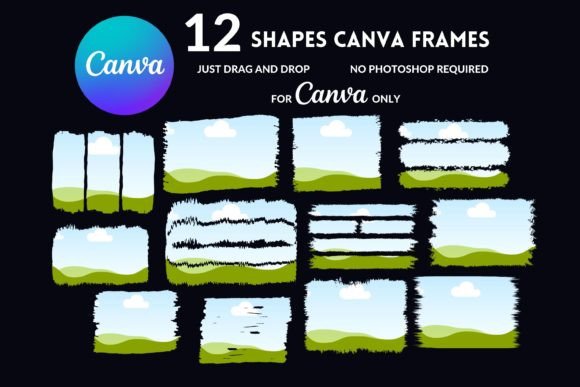 Raw Texture Meets Digital Ease: Mastering Editable Canva Frames