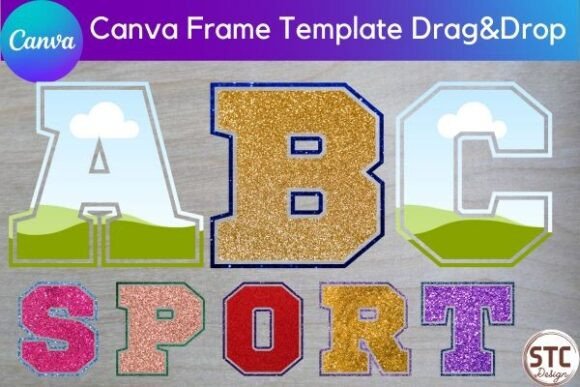 Sport Letter Canva Frame: A Dynamic Template for Athletic Memories