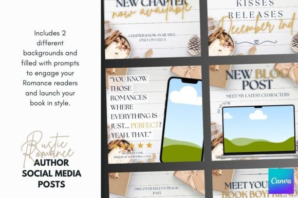 Streamline Your Social Strategy with Romance Author Templates